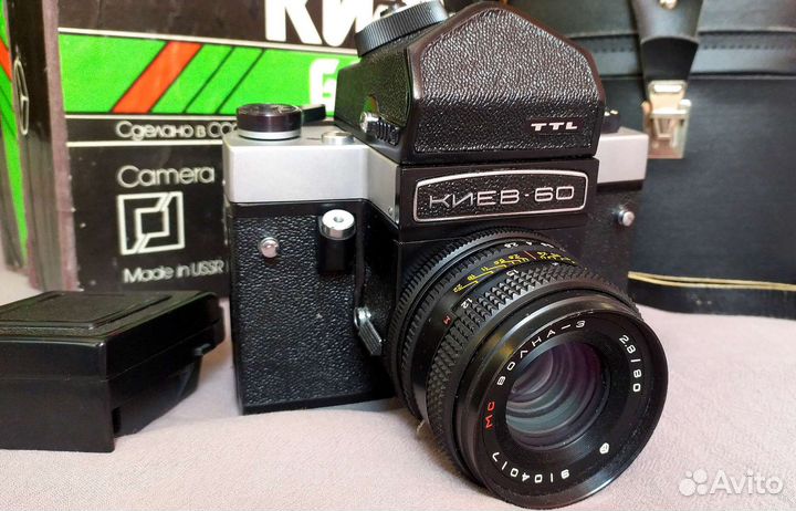 Плёночный фотоаппарат Киев 60 ttl + волна-3