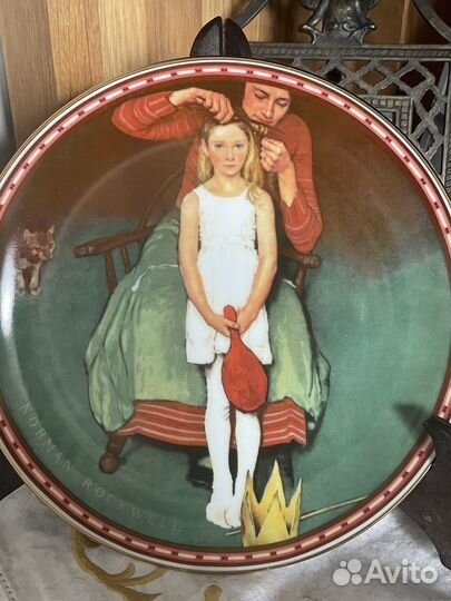 Коллекционная тарелка Norman Rockwell