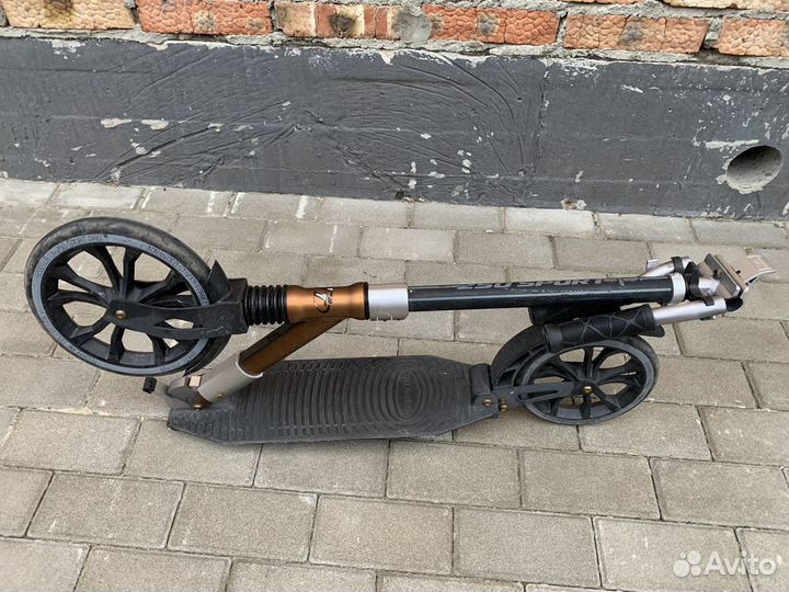 Самокат Tech Team Sport Pro 250 черный/фиолетовый