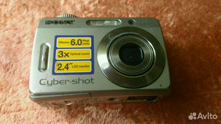 Фотоаппарат soni (не работает, на запчасти)