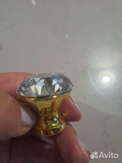 Мебельные ручки со сверкающими кристаллами, новые