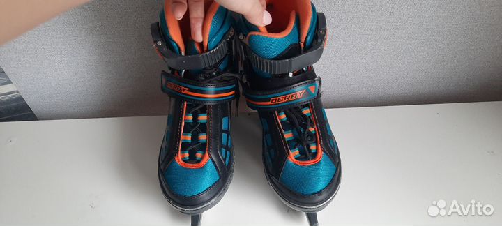 Коньки детские раздвижные 33 36