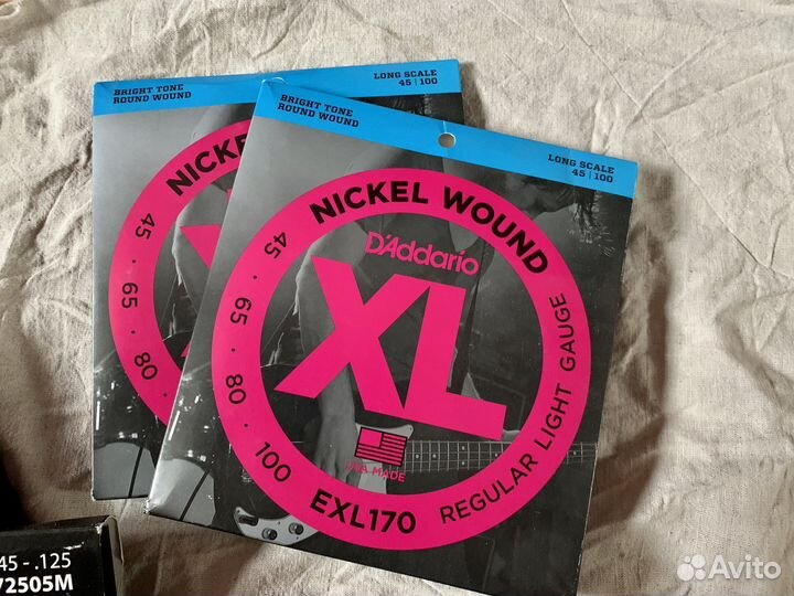 Струны бас-гитары Fender Daddario