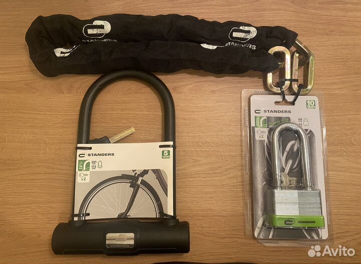 Вело замок U-Lock цепь