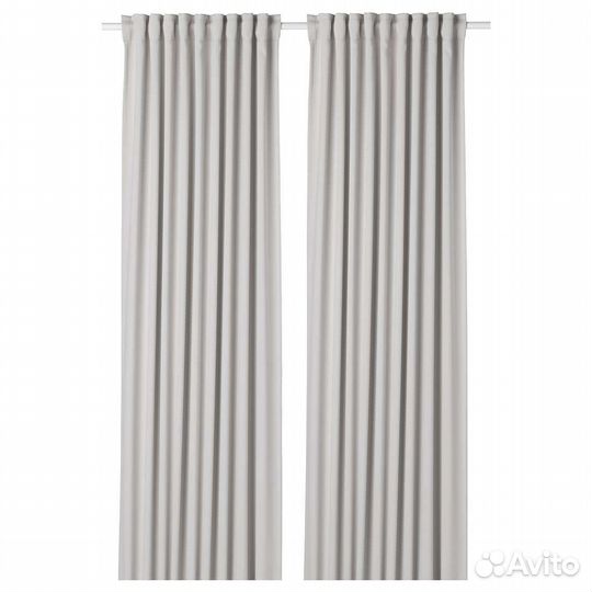 Майгулл Majgull гардины светло-серый IKEA