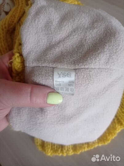 Комплект шапка и шарф женские