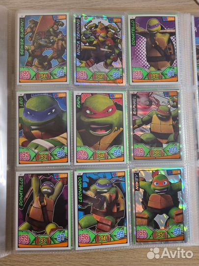 Черепашка-ниндзя карточки