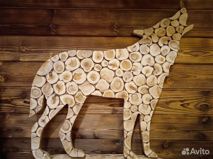 Панно из можжевельника