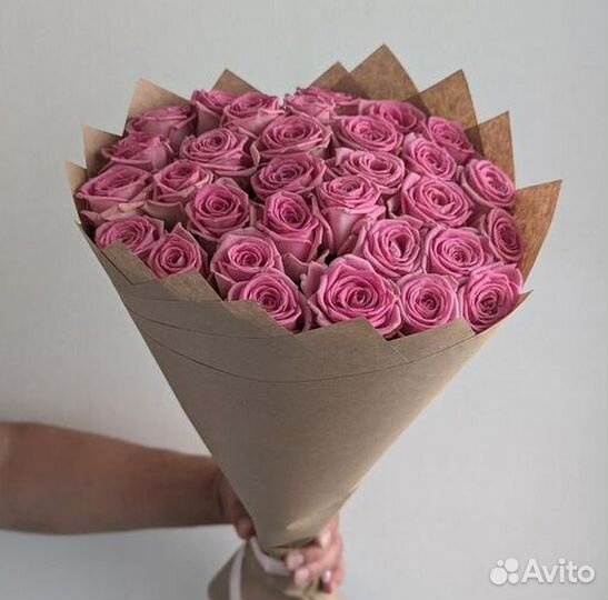 Розы букет 70см 51шт