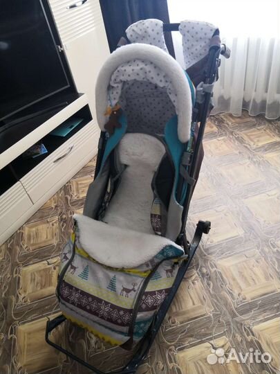 Санки-коляска Nika Ника детям 7-3