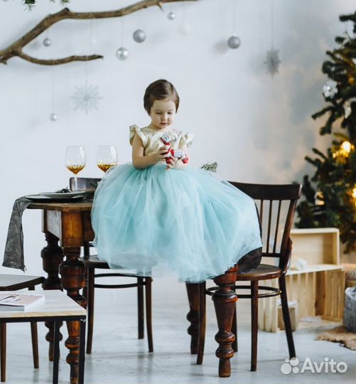 Платье пышное нарядное детское праздничное