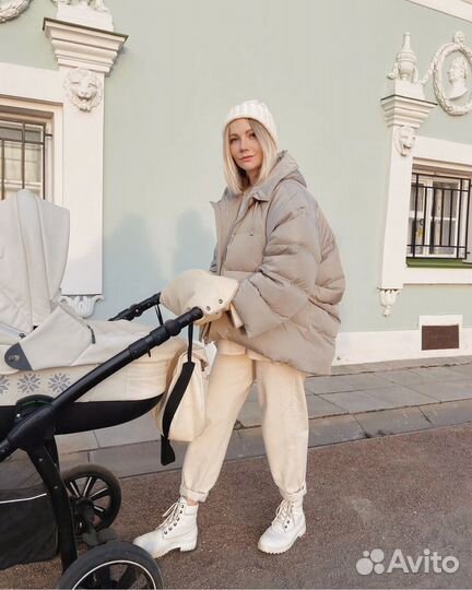 Пуховик с натуральным мехом