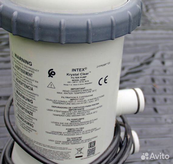 Насос и картридж Intex для бассейна