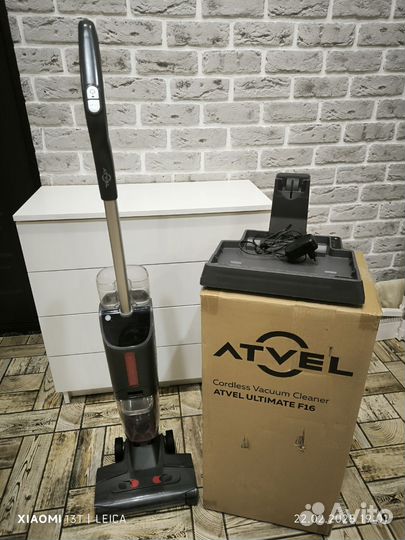 Atvel f16 ultimate моющий беспроводной пылесос