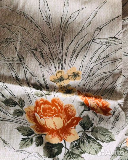 Ткань портьерная, лен СССР