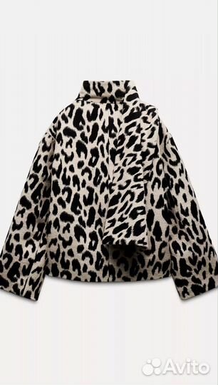 Пальто Zara из смесовой шерсти