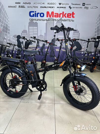 Электровелосипед электрофетбайк gt v7 pro
