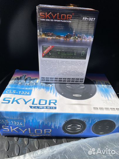 Автомагнитола и колонки