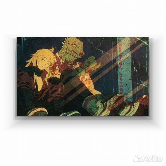 Картина-Живописное аниме – Дорохэдоро