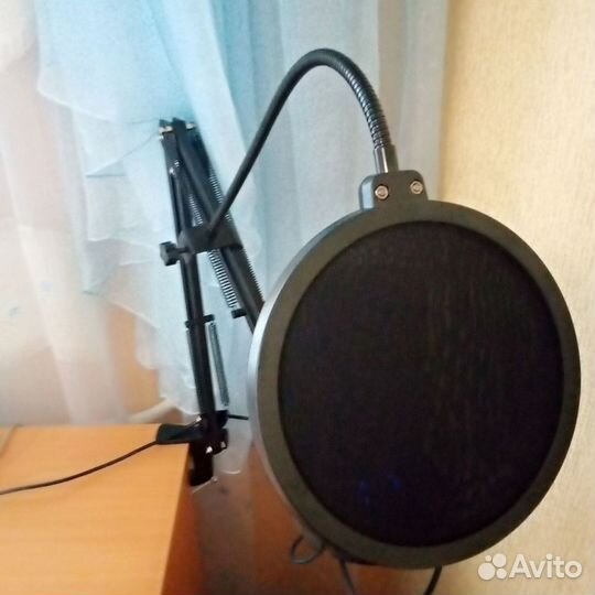 Микрофон maono PD200X + пантограф + поп-фильтр