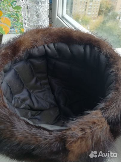 Шапка норковая женская размер 56-58