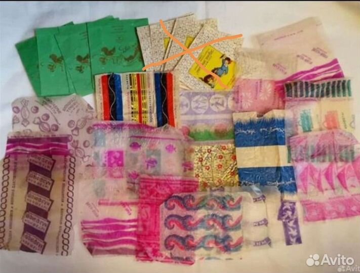 Фантики от шоколадок и конфет СССР