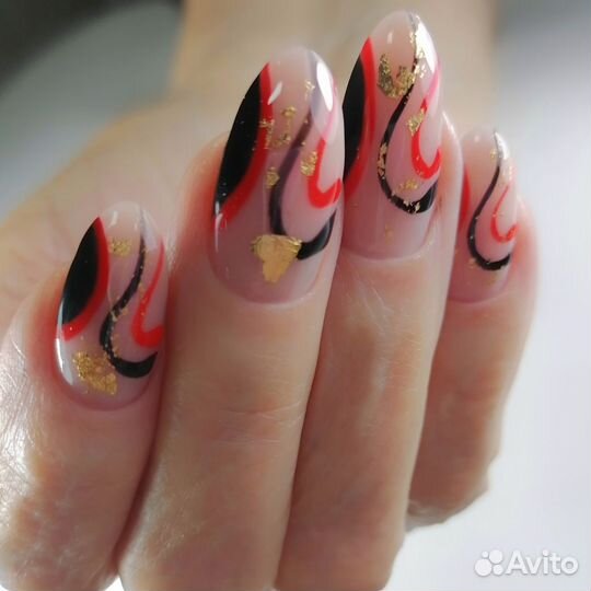 Наращивание ногтей, гель-лак