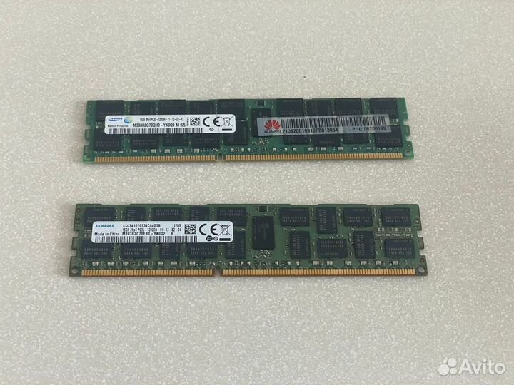 Оперативная память Samsung DDR3 Reg Ecc 1600mhz