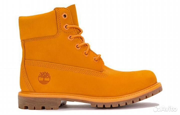 Timberland Women's 6 Inch Boot '50th Anniversary - Medium Orange' (38)