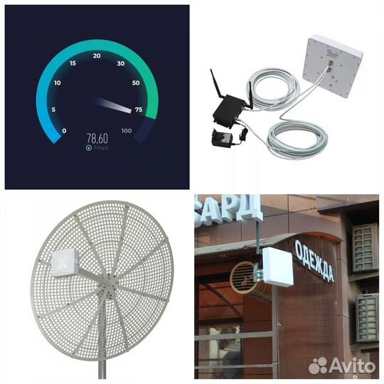 Комплект интернета модем USB 4G WiFi безлимитный