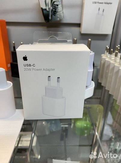 Блок зарядки iPhone 12 power adapter 20 w