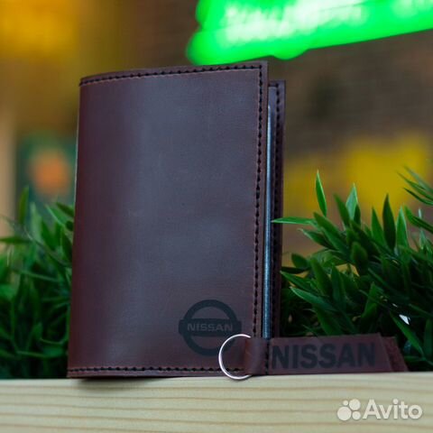 Обложка на автодокументы Nissan(подарочный набор)