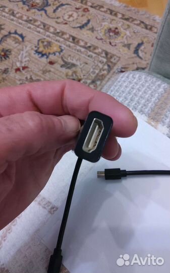 Кабель переходник mini DisplayPort to hdmi