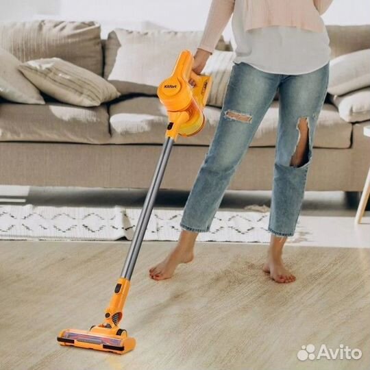 Пылесос Kitfort кт-5251, вертикальный, 120 Вт, 0.8