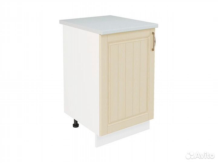 Кухня Лондон корпус шн 500 белый фасад шн 500 дуб