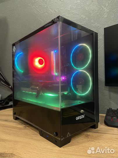 Игровой пк ryzen 5 3600/rtx2070super/16гб/1тб