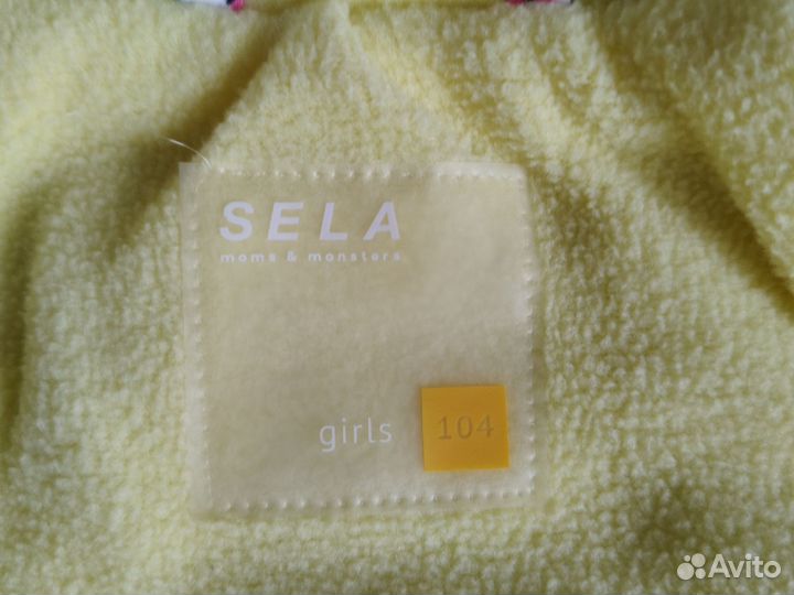 Ветровка для девочки на флисе