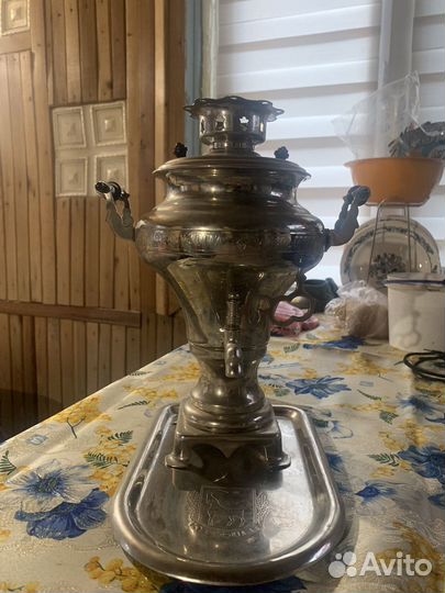 Самовар электрический с подносом