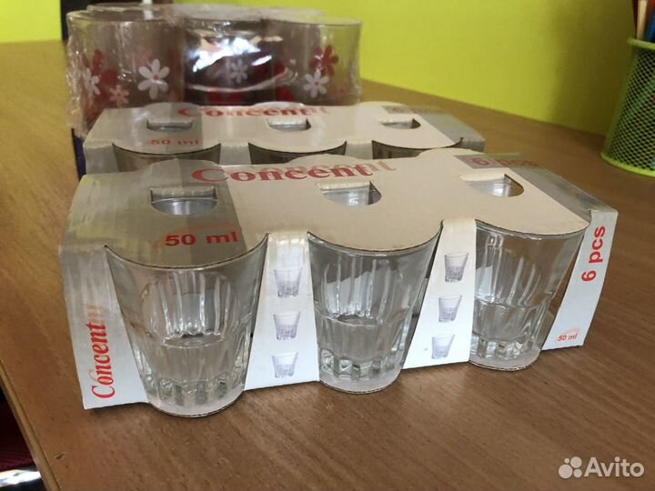 Рюмки новые
