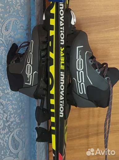 Лыжи беговые для школьников (полный комплект)