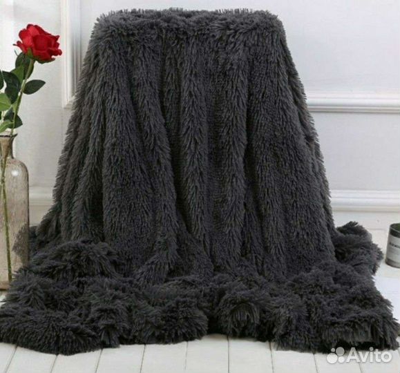 Плед травка евро в чемоданчике