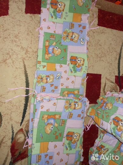 Бортики и балдахин в кроватку