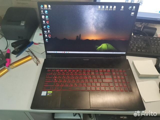 Игровой ноутбук MSI GF75 Thin 9scsr купить в Выборге | Электроника | Авито