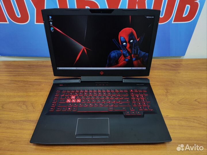 Игровой ноутбук HP omen 17