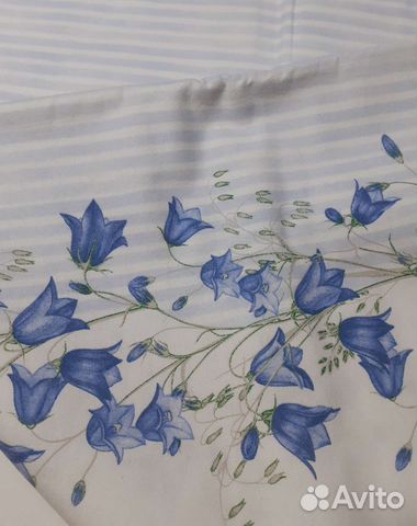 Скатерть большая на стол хлопок новая 210х140