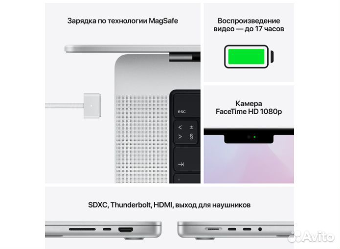 MacBook Pro 14 2021 (M1 Pro/32/1024) MK1H3