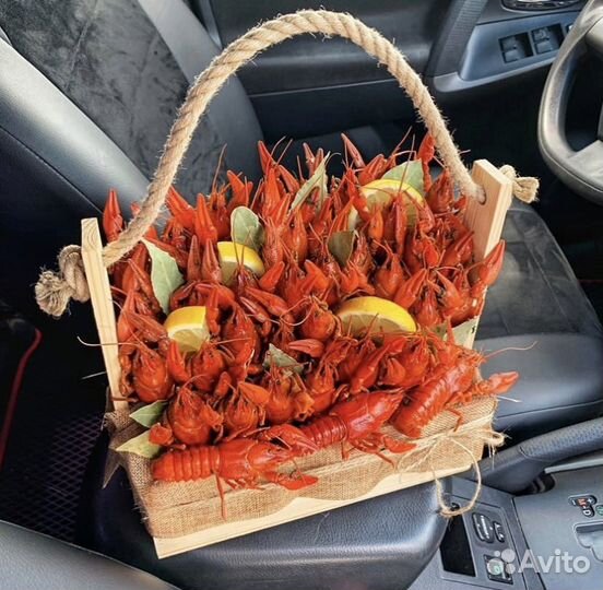 Мужской букет из раков