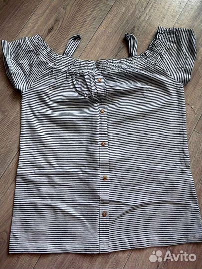 Блузка для девочки на бретелях