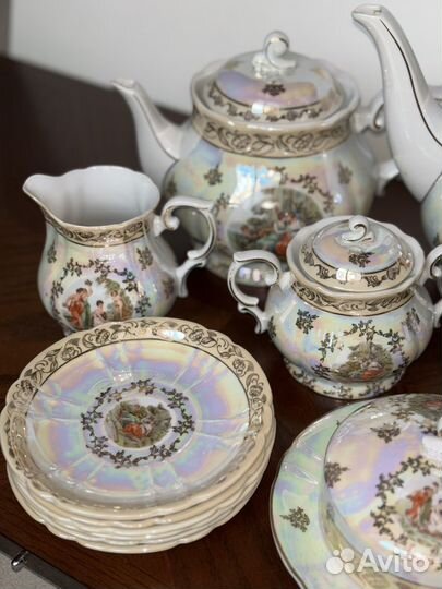 Чайный сервиз антиквариат ГДР