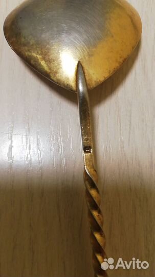 Позолоченные ложки СССР 2 шт